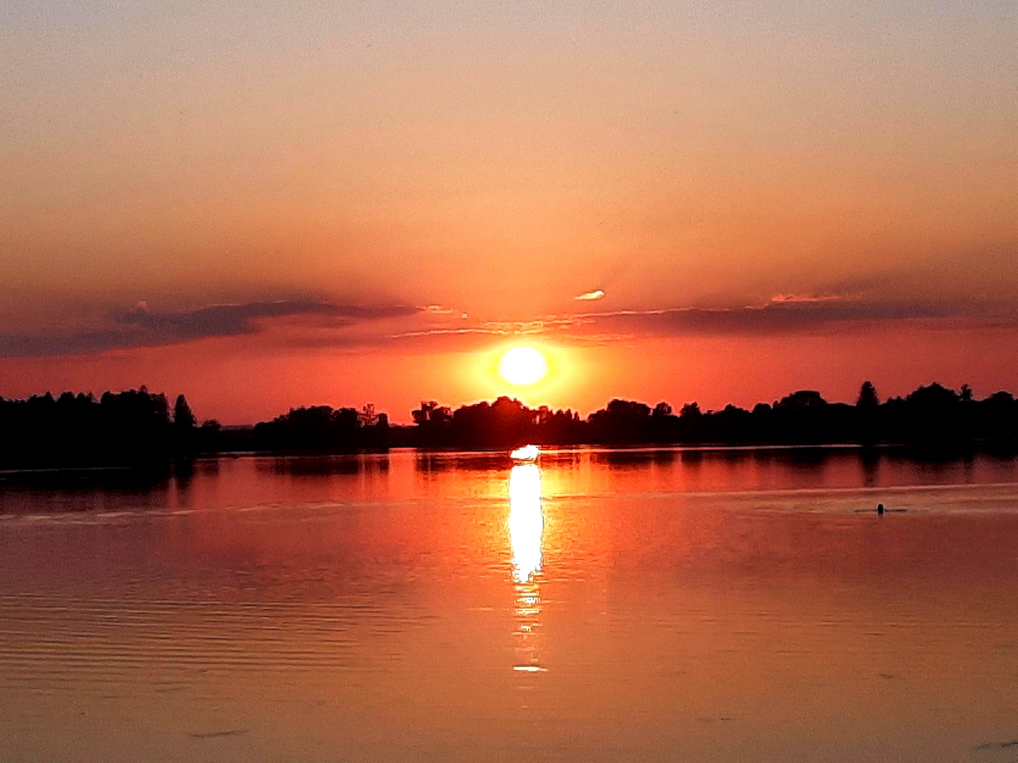 Sunset und Vollmond 2025.08